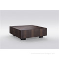 Square coffee table with storage